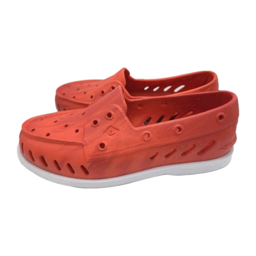 Sperry Men's Authentic Original Float Boat Shoes Red Water-Friendly Size 7 New